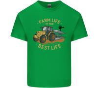 Farming Farm Life È La Migliore Vita Maglietta Per Bambini Ragazzi E Ragazze