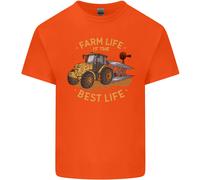 Farming Farm Life È La Migliore Vita Maglietta Per Bambini Ragazzi E Ragazze