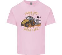 Farming Farm Life È La Migliore Vita Maglietta Per Bambini Ragazzi E Ragazze