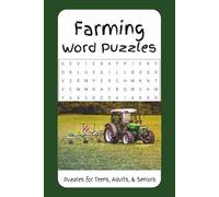 Farming Word Puzzles Book: Farming Word Puzzles with Easy to Read Print about Farming, Agriculture, Cultivation and More | 6x9 inches, 110 pages | 50+ ... Great for Vacations, Holidays and Relaxation