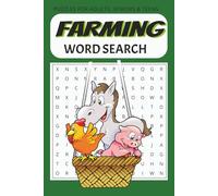 Farming- Word Search: 6x9 Inch Size | Fun & Educational Farm-Themed Puzzles for All Ages!