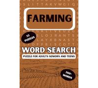 farming Word search: A Delightful, Large Print for Travel, Gift, Celebrating Farm Life, Fun and Easy Farm-Themed Word Puzzles for Every Generation