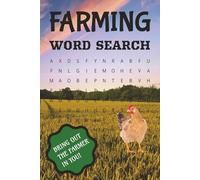 Farming Word Search: All about the Farm | 6 x 9 inches, 110 pages | Great Gift for anyone