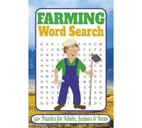 Farming Word Search Book Puzzle: 50+ Fun Word Puzzles about Farm Animals, Crops, and Country Life for Kids and Adults