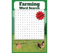 Farming Word Search: Easy-to-Read Print about Farming, Bee Keeping, and More | 6x9 inches, 110 pages ... … Gift for Vacations, Holidays and Free Times