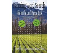 Farming Word Search: Life on the Land Puzzle Book | 50+ Puzzles Easy to Read | Themed Brain Games for Adults Seniors & Teens | For Farming ... Birthdays & More | 6 x 9 Inches 110 Pages |