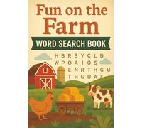 Farming Word Search Puzzle Book: 55 Fun Farm Word Search Puzzles | Large Print Activity Book with Farm Animals, Crops, Tractors & Tools | 110 ... Brain Games & Gift for Kids, Adults & Seniors