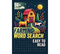 Farming Word Search Puzzle Book: Comfortable, Easy to Read Print All About Farming, Ranching, Agriculture, Crops, Farm Animals and More with 50+ ... Vacations, Holidays, and Free Times