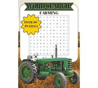 Farming Word Search Puzzle Book for Adults & Kids: 50+ Fun Puzzles with 400+ Farming Words | Relaxing Agriculture & Farm Life Brain Games