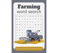 Farming Word Search Puzzle Book: Word Finds in Easy-to-Read Print about Farmers, Homesteaders, Agriculture Enthusiasts and More | 50+ Games | Perfect for Holidays and Downtime