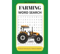 Farming Word Search Puzzle Book: Word Search Puzzle Book with Easy to Read Print about Farming, the Heritage of Farm Life and More | 6x9 inches, 110 ... Gift for Vacations, Holidays and Relaxation