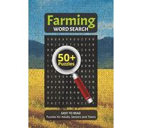 Farming Word Search Puzzle Book: Word Searches with easy to read about Farming, and More |6X9 inches, 110 pages, | 50+ Puzzles Gift for vacations and holidays