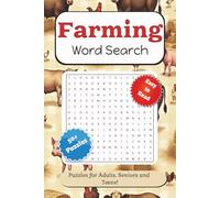 Farming Word Search Puzzle Book: Word Searches with Easy to Read Print about Agriculture, Farm Animals, the Harvest and More | 6x9 inches, 110 pages | ... . . . for Holidays, Vacations and Free Time