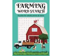 Farming Word Search Puzzle Book: Word searches with easy to read print about Farm life, Gardening, and more.