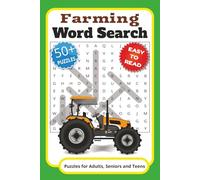 Farming Word Search Puzzle Book: Word Searches with Easy to Read Print about Farming, Agriculture, Farm Animals and More | 6x9 inches, 110 pages | 50+ ... and Free Times | Teacher Activity Words