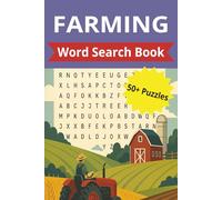 Farming Word Search Puzzle Book: Word Searches with Easy to Read Print about Farming, Farm Animals, Crops and more | 6x9 inches, 110 pages | 50+ ... Gift for Holidays, Free Times, and Vacations
