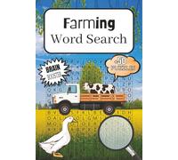 Farming Word Search Puzzle Book: Word Searches with Easy to Read Print about Farming, Farm Life, Countryside and More │ 6x9 inches, 110 pages │ 50+ Puzzles ... Gift for Vacations, Holidays and Free