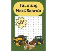 Farming Word Search Puzzle Book: Word Searches with Easy to Read Print about Farming, Farmers, Farm Life, Farm Animals and More | 6X9 inches, 110 ... Gift for Vacations, Holidays, and Free Times