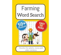 Farming Word Search Puzzle Book: Word Searches with Easy to Read Print about Farming, livestock, rural life and more | 6x9 inches, 110 pages | 50+ ... Gift for Vacations, Holidays and Free Times