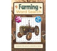 Farming Word Search: Puzzles For Adults, Seniors & Teens