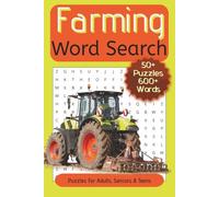 Farming Word Search: Word Searches about Farming, Farmers, Agriculture and More. | 6x9 inch, 110 Pages | Puzzles For Adults, Seniors And Teens.