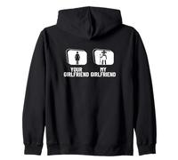 Farming Your Girlfriend My Girlfriend Fidanzato Divertente Farmer Felpa con Cappuccio