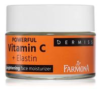 Farmona Dermiss Powerful Vitamin C + Elastin crema viso illuminante e idratante 50 ml