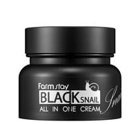 Farmstay Black Snail Crema Viso Nutriente con Estratto di Bava di Lumaca 100 g