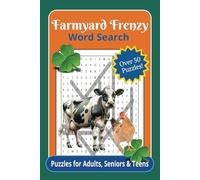Farmyard Frenzy Word Search Puzzle Book: Fun word searches with easy to read print, themed: farmyard, farm animals, barn animals, 6x9 inches, 50 + puzzles, gift for vacation, holidays and free time
