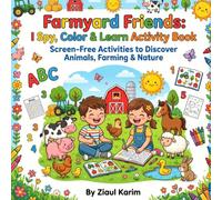 Farmyard Friends Activity Book: Letters, Numbers, Mazes & Farm Fun!