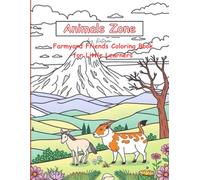 Farmyard Friends Coloring Book for Little Learners: Simple jungle creatures, easy pages, and gentle prompts to help kids ages 3-6 color, count, and name animals