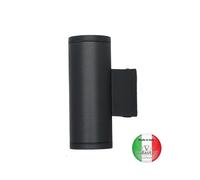 Faro 1 luce a parete tondo moderno esterno in alluminio Bali PF178-1