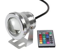 FARO 10W RGBW Multicolore FARETTO LAMPADA COB LED 12V ESTERNO SUBACQUEO IP67