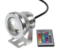 FARO 10W RGBW Multicolore FARETTO LAMPADA COB LED 12V ESTERNO SUBACQUEO IP67