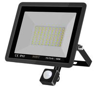Faro 114 led 100 watt sensore di passaggio luce bianca 6500k per esterno IP67