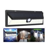 FARO 118 LED CON PANNELLO SOLARE E SENSORE DI MOVIMENTO FARETTO CREPUSCOLARE 30W