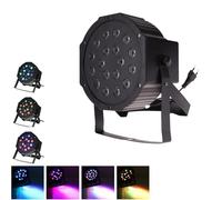 UNIVERSO - Faro 18 Led Rgb Luce Stroboscopica Per Dmx Lampada Effetti Strobo Discoteca Dj - SPEDIZIONE GRATUITA