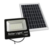 Faro 800 Watt a LED con Pannello Solare, Sensore Crepuscolare e Controllo da Remoto