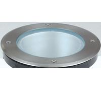 FARO A INCASSO CALPESTABILE DRIVE ACCIAIO 1 LUCE ATTACCO E27 IP67 18,6X24,7CM