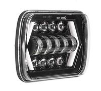 Faro a LED, Akozon 5x7in Faro in Lega di Alluminio Faro a LED Quadrato a Luce Alta/anabbagliante Adatto per