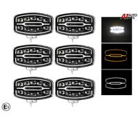 Faro A Led Completo 12V 24V 10" Tetto X6 Per Vw Crafter - Man Tge VAN HQ