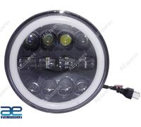 Faro A LED Da 7" Per Royal Enfield Bullet Classic 350 500 Harley Davidson