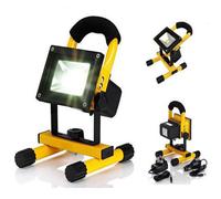 FARO A LED ESTERNO RICARICABILE FARETTO PORTATILE 20W LUCE BIANCA CARICATORE AUT