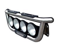 Faro A Led + Fari Rotondi + Pedane Per Adattarsi A Volvo FE 2006-2013 Camion