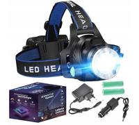 Faro a LED, faro ricaricabile, potente zoom, faro Cree