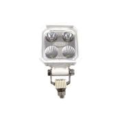 FARO A LED IP 69 K STAFFA INOX LENTE IN POLICARBONATO COPERTURA BIANCA IN RESINA