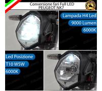 FARO A LED PEUGEOT NK7 ANABBAGLIANTE ABBAGLIANTE H4 LUCE DI POSIZIONE T10