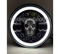 Faro A LED "SKULL" Da 7 Pollici Royal Enfield Compatibile Con Continental GT 650
