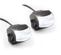Faro A LED Supplementare Universale Per Moto HI-BEAM Con Supporto, Coppia