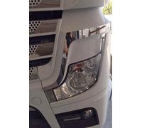 Faro ACCIAIO INOX 304 Decorazioni per Mercedes Actros MP4 Specchio Finitura 2 Pz